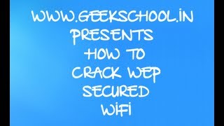 How to Hack Wifi WEP Using Backtrack 5