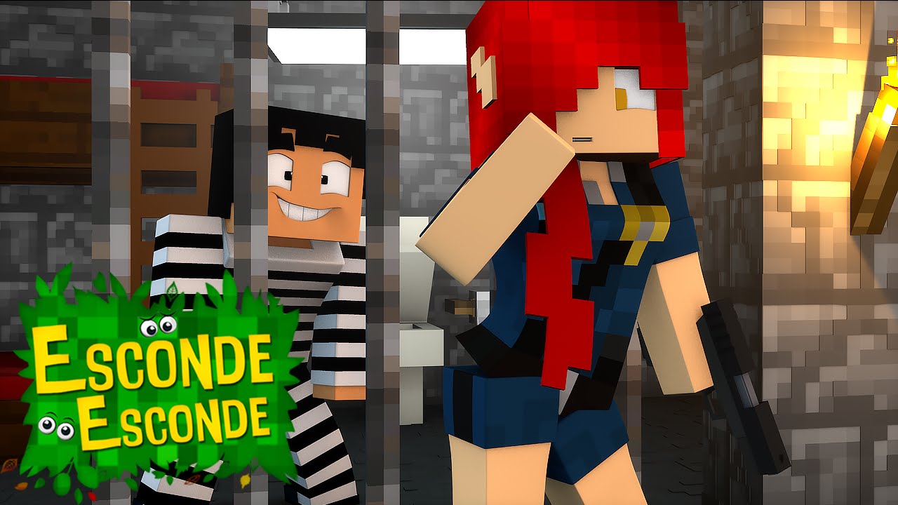 Minecraft: YOUTUBERS NA PRISÃO! (Esconde-Esconde)