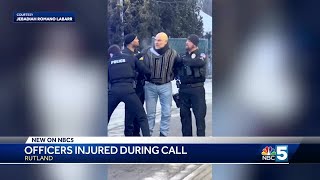 Man arrested in Rutland following knifepoint robbery, assault on officers