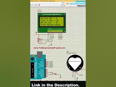 Heart Beat Monitor using Arduino in Proteus - YouTube