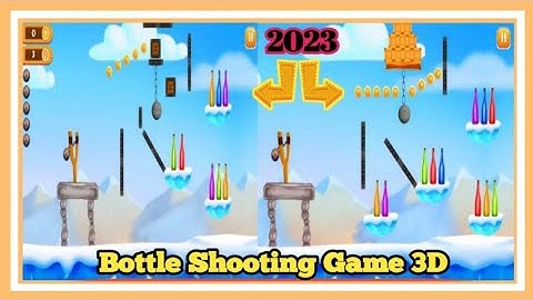 Bottle Shooting Game Gameplay Trailer ( iOS & Android ) Level 31-35 Walkthrough #@Bottlegaming786