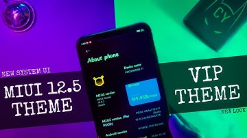 MIUI 12.5 ViP Theme New Control Centre,New Look in Miui 12 Themes | Dark Mod Support Theme...😎