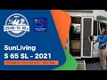Roomtour SunLiving S 65 SL, Model 2021. Alkove mit 6,71 m Länge. Caravan Salon 2020 Düsseldorf