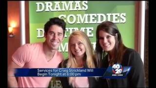 Memorial service for Craig Strickland tonight