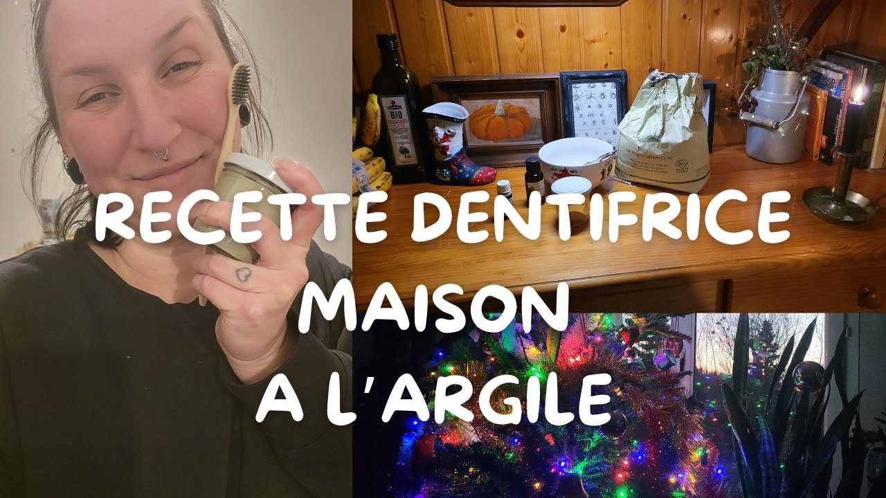 Recette dentifrice Maison à l'argile verte I Poule Autonome