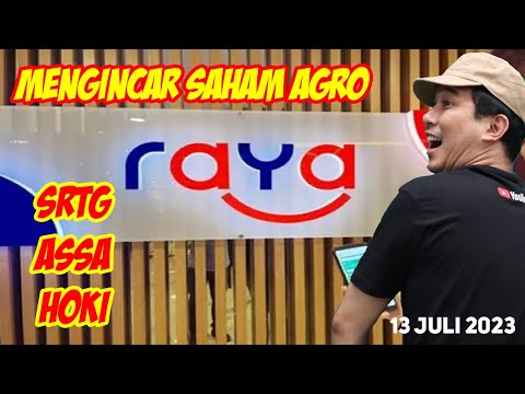 Analisa Teknikal Saham #SRTG #HOKI #AGRO #ASSA