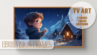 🌟🌙 Starry Night Delight: Winter Joy Screensaver 🌙🌟