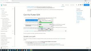 Flutter Tutorial 2 Install Fultter SDK on windows 10