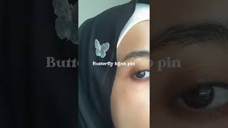 A BUTTERFLY HIJAB PIN? #hijabstyle #muslimfashion #hijabfashion #muslims