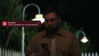 SwitchBot: Outdoor Spotlight Cam   Home security, always on watch