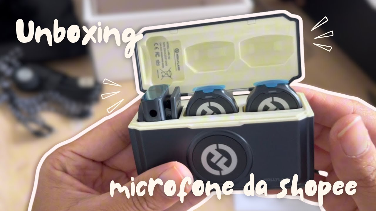 Comprei o Lark M2 Combo na Shopee com R$100 de Desconto 😱 Unboxing + Teste de Áudio