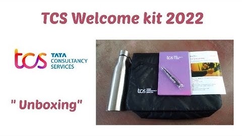 TCS Goodies ( Welcome kit 2022 ) # Unboxing #