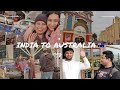 India to australia journey   air india 