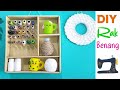 DIY Thread Organizer || Cara Membuat Rak Benang dari Kardus Bekas