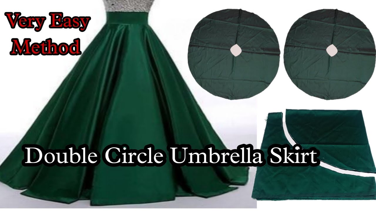 सिर्फ़ 2.5 मीटर कपड़े में बनाएं Umbrella skirt/skirt cutting/lehenga cutting/लहगां  कैसे बनातें हैं - YouTube