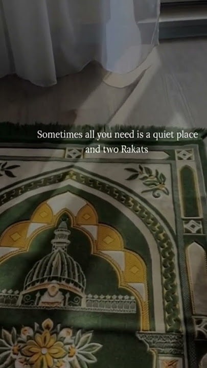 Sometimes all you need is two Rakats 🕊️ | Islamic Reminder