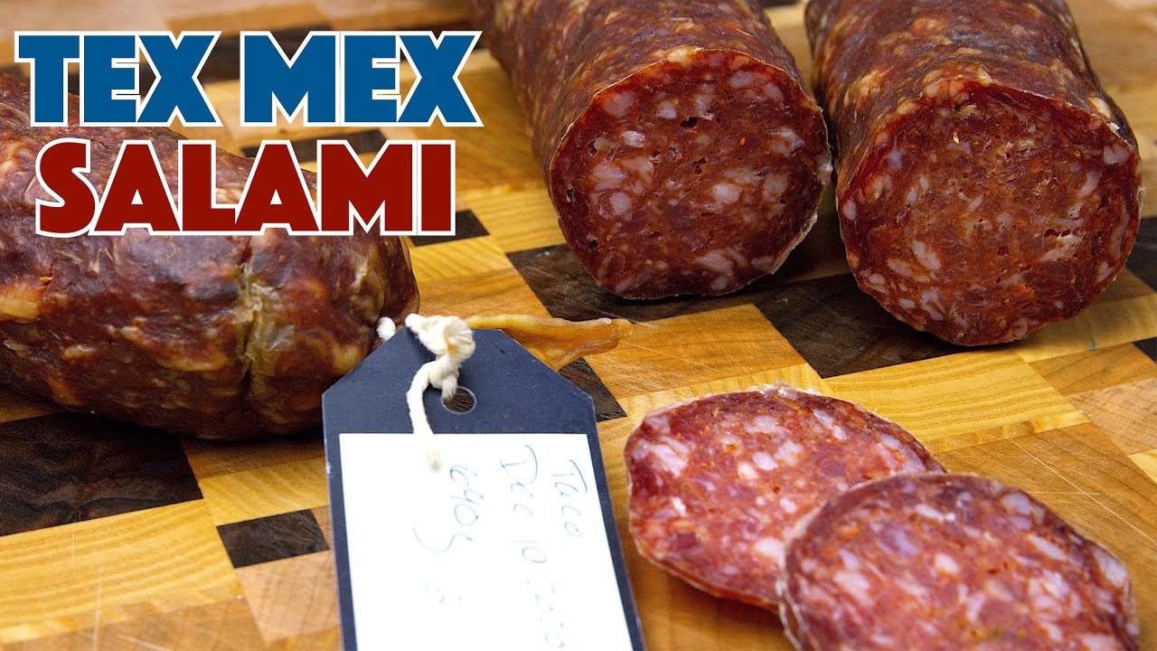 Tex Mex Taco Dry Cured Sausage Recipe Experiment - Glen And Friends Cooking