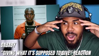 DaBaby - Giving What It's Supposed To Give [Official Video] REACTION