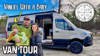 VAN LIFE With A Baby - Their 2nd Camper Van Build is a Masterpiece