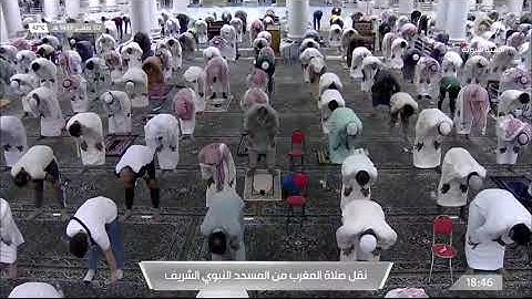 صلاة المغرب من #المسجد_النبوي_الشريف - تلاوة الشيخ خالد بن سليمان المهنا