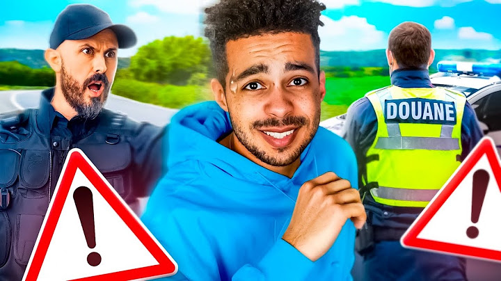 Je me suis fait arrêter par la douane…