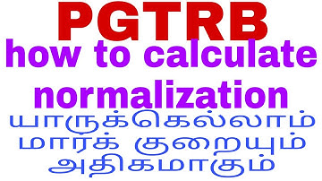pgtrb normalization mark full details 👍👍 mark increase or decrease