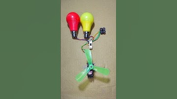 How Powering 2 LED Light and 4 Buzzers With New Gear Motor Generator #dcmotor #tech #shorts