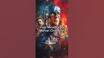 Your Month Your Marvel Character | Ai Generated