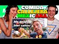 🇲🇽 REACCIÓN a GRINGO PROBANDO COMIDA CALLEJERA MEXICANA *SIN PALABRAS* ft. @The Romantic Corner🖤