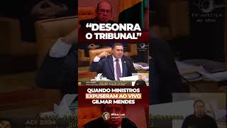“Desonra o tribunal!”