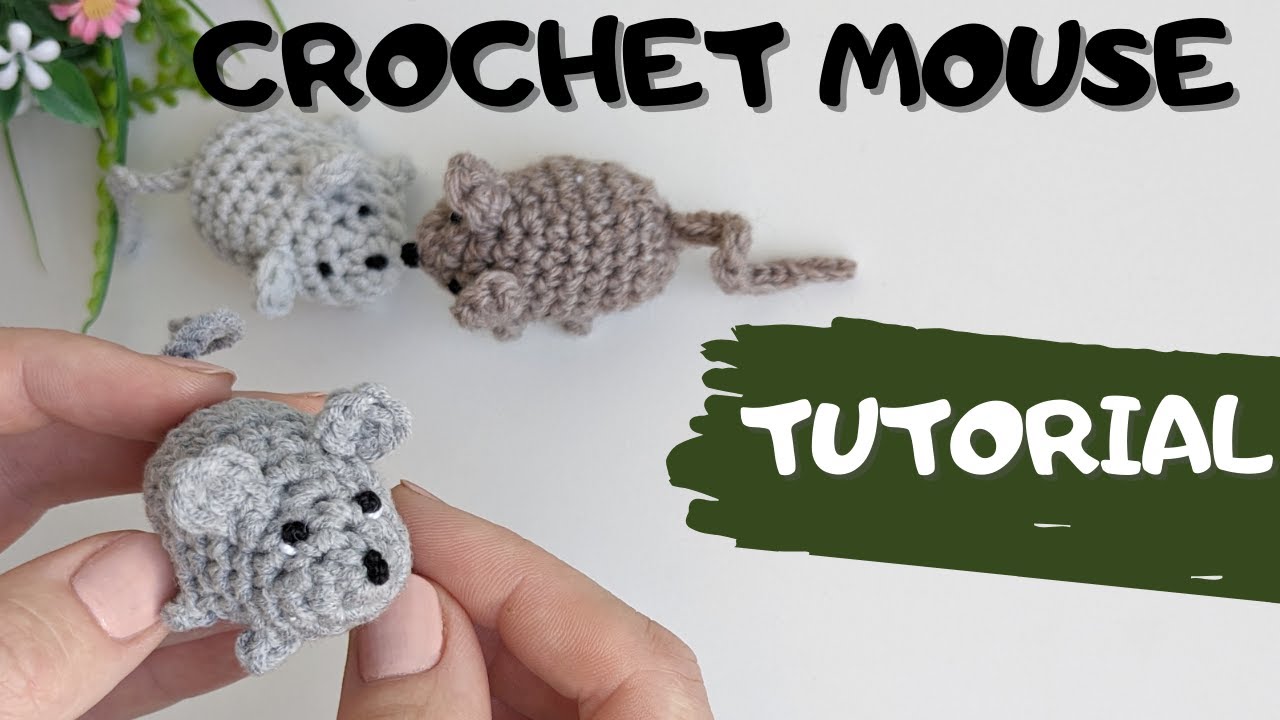 Crochet Kit Beginners Little Mouse With Step by step Video - Temu