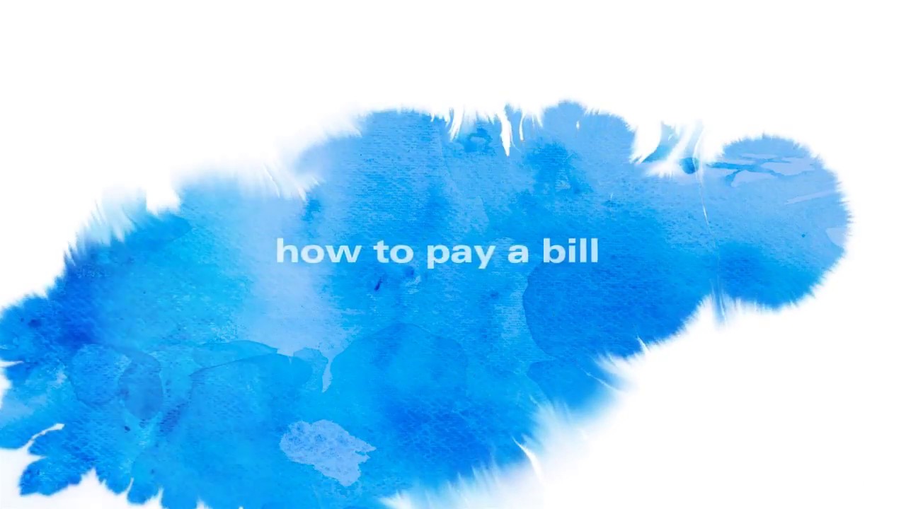 Pay a Bill - YouTube