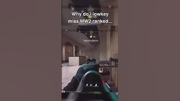 MW2 ranked was good 😔