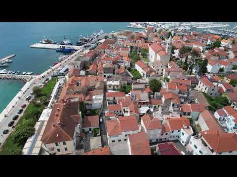 CROATIA / BIOGRAD NA MORU / AERIAL VIEW