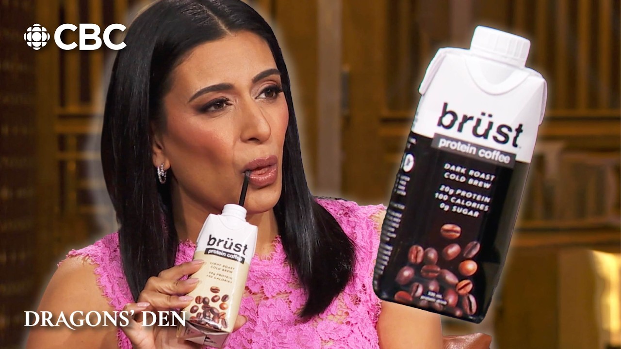 This protein coffee is hitting Canadian markets! 💪☕️ Brüst Full Pitch