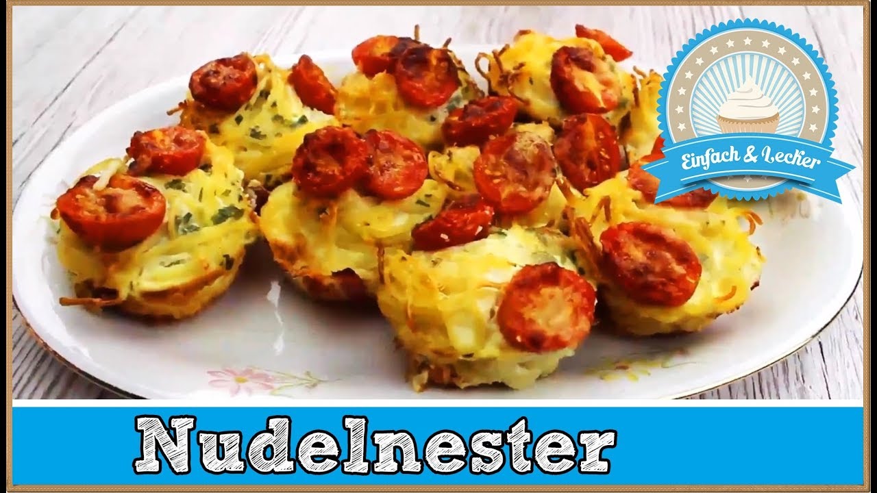 Nudelnester - einfaches Rezept 🍴 - YouTube