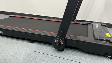 How to unfold the treadmill