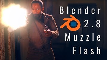 Blender 2.8 VFX: MUZZLE FLASH Tutorial (Mantaflow)