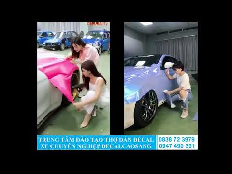 ĐÀO TẠO THỢ DÁN DECAL TRANG TRÍ LÀM ĐẸP XE CHUYÊN NGHIỆP. CAM KẾT RA NGHỀ SAU 3 THÁNG.