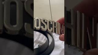 Moschino Couture Large Tag Belt.