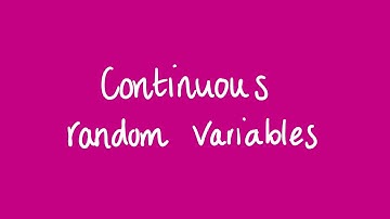 Continuous random variables | Unit 3 and 4 VCE Maths Methods