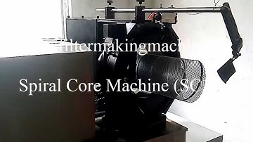 BIG SPIRAL FILTER CORE/TUBE FORMING MACHINE SC15