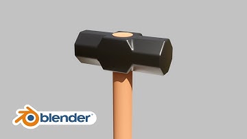 Create a Sledge Hammer in Blender (Tutorial with Music)