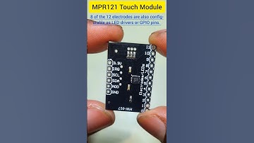 MPR121 Touch Module 👍 Electronics Project 🔥🔥 #shorts #viralvideo #reels #electroeshu #electronic