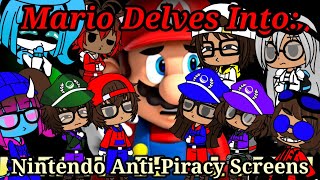 The Ethans React To:Mario Delves Into Nintendo Anti-Piracy Screens By SMG4 (Gacha Club)