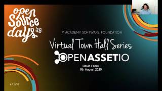 OpenAssetIO Virtual Town Hall 2025