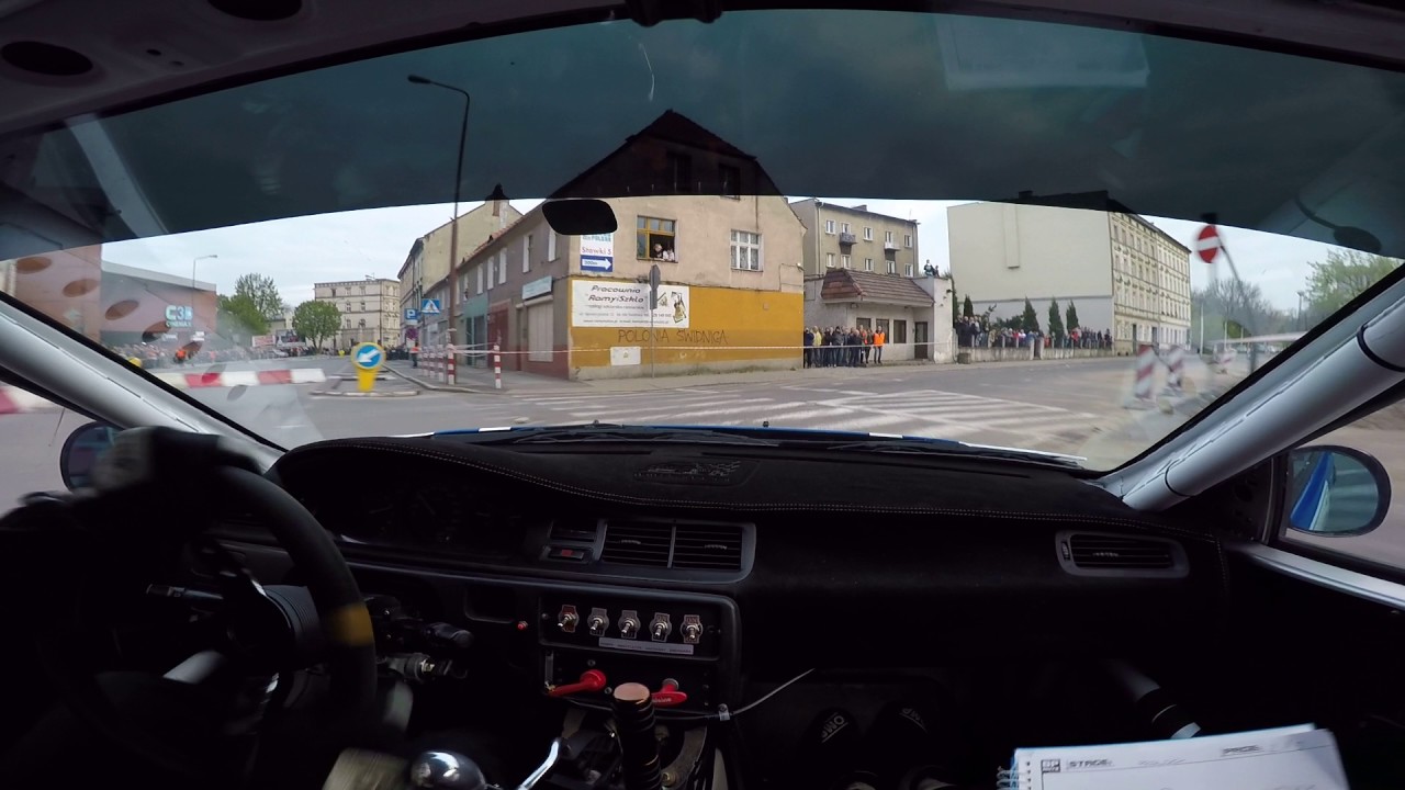 45 Rajd Świdnicki Os1 Prolog M.Sąsiadek Ł.Jastrzębski Honda Civic Open 2WD