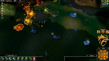 Army Men RTS gameplay Normal Map 8-Hill 1v2v3 Random