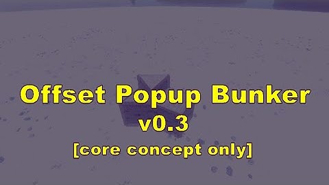 Rust Bunker: Offset Roof Suicide Popup v0.3 [core concept only]