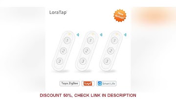 Tuya Smart Life ZigBee Smart Home Wireless Switch 3 Gangs Remote Control Hub Required Scene Button A